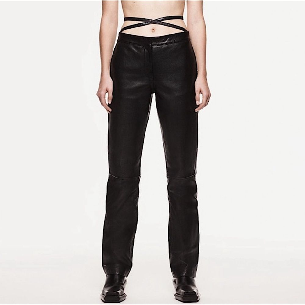 ZARA Leather Pants Black LIMITED EDITION • BLOGGER FAVORITE • NEW WITH TAGS •